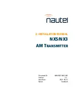 Nautel NX5 Installation Manual предпросмотр