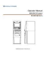Предварительный просмотр 1 страницы Nautilus Hyosung MX5300CE Operator'S Manual