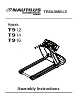 Nautilus Be Strong Commerical T912 Assembly Instructions preview