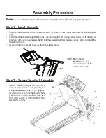Preview for 3 page of Nautilus Be Strong Commerical T912 Assembly Instructions