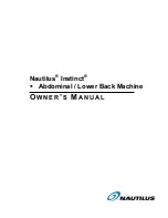 Nautilus Instinct Owner'S Manual предпросмотр