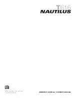 Nautilus T616 Assembly Manual preview