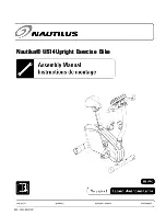 Nautilus U514 Assembly Manual preview