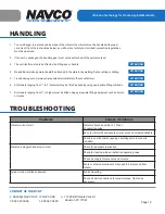 Preview for 13 page of NAVCO BH Series Operation Manual