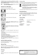 Preview for 2 page of Navibe Mercury 100 Operating Instructions Manual