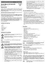 Preview for 7 page of Navibe Mercury 100 Operating Instructions Manual