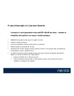 Предварительный просмотр 2 страницы Navico LGC-4000 Product Brief