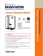 Preview for 1 page of Navien CH-180 Owner'S Operation Manual