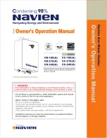 Navien CR-180 Owner'S Operation Manual preview