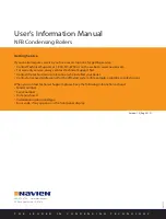 Предварительный просмотр 52 страницы Navien NFB-301C User'S Information Manual