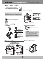 Navien NR-180 Quick Installation Manual предпросмотр