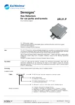 Navim Group Company EsiWelma Sensigas UR.21.P Manual preview