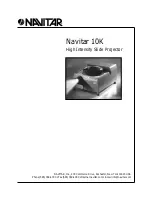 Предварительный просмотр 1 страницы Navitar 10K User Manual