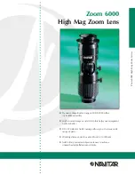 Предварительный просмотр 1 страницы Navitar Zoom 6000 Brochure