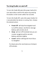 Preview for 6 page of Naviter Oudie 3 Quick User Manual