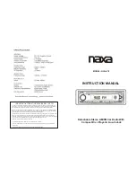 Naxa NCA-670 Instruction Manual предпросмотр