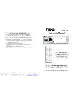 Предварительный просмотр 1 страницы Naxa NCD-691 Instruction Manual