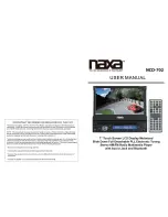 Naxa NCD-702 User Manual preview