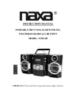 Naxa NPB-429 Instruction Manual предпросмотр