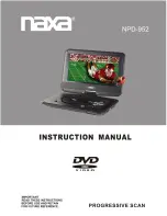 Предварительный просмотр 1 страницы Naxa NPD-952 Instruction Manual