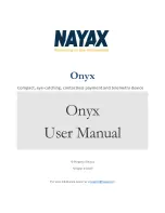 Nayax Onyx User Manual предпросмотр