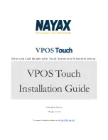 Nayax VPOS Touch Installation Manual preview