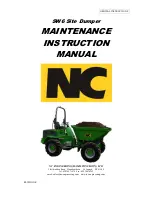 NC SW6 Maintenance Instructions Manual preview