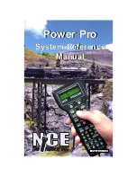 Предварительный просмотр 1 страницы NCE Power Pro System Reference Manual