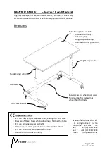 Предварительный просмотр 1 страницы Neater Table Instruction Manual