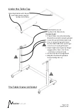 Предварительный просмотр 2 страницы Neater Table Instruction Manual