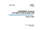 NEC DT730 User Manual preview