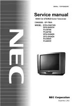 NEC DTE-25G5THS Service Manual предпросмотр