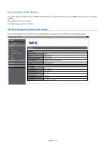 Предварительный просмотр 56 страницы NEC E988 User Manual