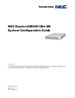 NEC Express5800/R120e-1M EXP291 Configuration Manual preview