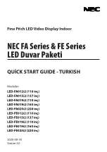 Предварительный просмотр 35 страницы NEC FA Series Quick Start Manual