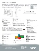 Предварительный просмотр 2 страницы NEC LCD3215 - MultiSync - 32" LCD Flat Panel... Brochure