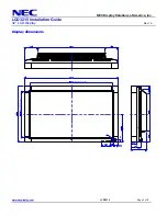 Preview for 3 page of NEC LCD3215 - MultiSync - 32" LCD Flat Panel... Installation Manual