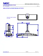 Preview for 6 page of NEC LCD3215 - MultiSync - 32" LCD Flat Panel... Installation Manual