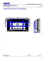 Preview for 8 page of NEC LCD3215 - MultiSync - 32" LCD Flat Panel... Installation Manual