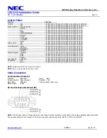Preview for 9 page of NEC LCD3215 - MultiSync - 32" LCD Flat Panel... Installation Manual