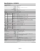 Preview for 32 page of NEC LCD3215 - MultiSync - 32" LCD Flat Panel... User Manual