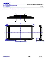 Preview for 5 page of NEC LCD4215 - MultiSync - 42" LCD Flat Panel... Installation Manual