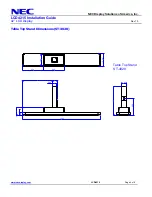 Preview for 6 page of NEC LCD4215 - MultiSync - 42" LCD Flat Panel... Installation Manual
