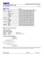 Preview for 9 page of NEC LCD4215 - MultiSync - 42" LCD Flat Panel... Installation Manual