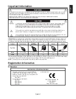 Предварительный просмотр 3 страницы NEC LCD4615 - MultiSync - 46" LCD Flat Panel... User Manual