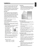 Предварительный просмотр 7 страницы NEC LCD4615 - MultiSync - 46" LCD Flat Panel... User Manual