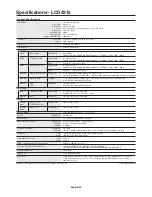 Preview for 32 page of NEC LCD4615 - MultiSync - 46" LCD Flat Panel... User Manual