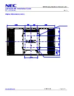 Preview for 4 page of NEC LCD6520L-BK-AV - MultiSync - 65" LCD Flat Panel... Installation Manual