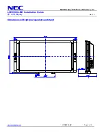 Preview for 5 page of NEC LCD6520L-BK-AV - MultiSync - 65" LCD Flat Panel... Installation Manual