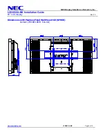 Preview for 8 page of NEC LCD6520L-BK-AV - MultiSync - 65" LCD Flat Panel... Installation Manual